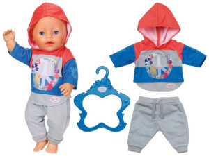 Baby Born Modny Dresik Ubranko Casualowe Niebieski 826980