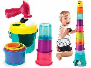 B-KIDS ŻYRAFKOWA WIEŻA Żyrafa Piłeczki Piramidka