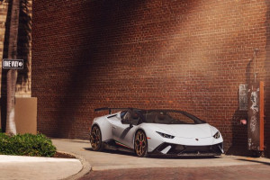 Fototapeta auta sportowe Lamborghini - 3 x 2 m - winylowa