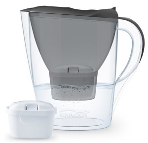Dzbanek Filtrujący Aqualogis Harmony 2.6 Grafitowy + Wkład Pure+ / Maxtra