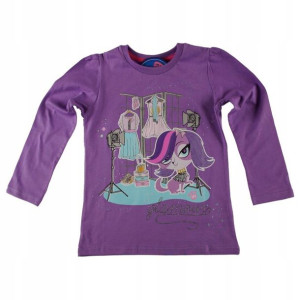 Bluzka Dł Rękaw Koszulka Littlest Pet Shop 104/110