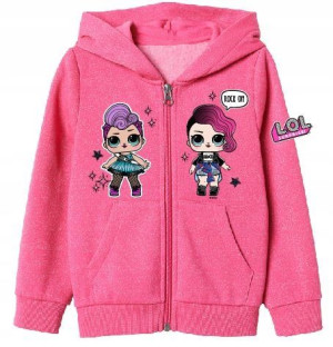 Bluza Dziewczęca Kaptur Kangur Lol Surprise - 104