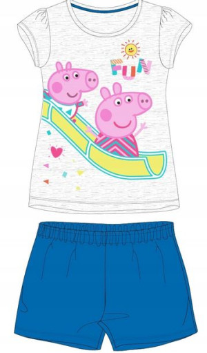 Piżama Dziewczęca Świnka Peppa Kr Rękaw 110