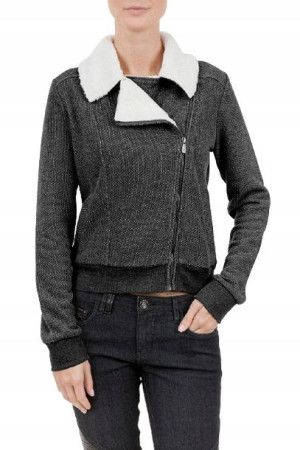 Bluza Damska Ocieplana Futerko Kurtka 669a - 38 M