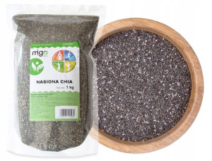 Nasiona Chia 1kg - Szałwia Hiszpańska - Migogroup