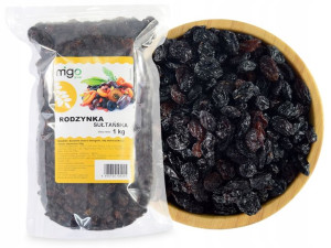 Rodzynki Sułtańskie 1kg Słodkie - Migogroup
