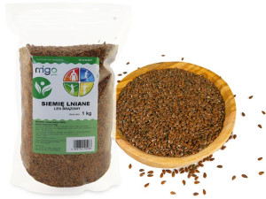 SIEMIĘ LNIANE - len Ziarno 1 kg - MIGOgroup