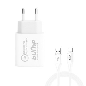 Ładowarka Szybko Ładująca QC 3.0 BUMP! + Kabel