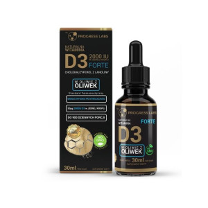 Witamina D3 NATURALNA Forte 2000IU Progress 30ml