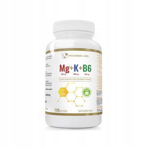 Magnez + Potas cytrynian + P-5-P B6 - 120 kapsułek