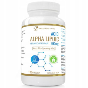 Kwas Alfa Liponowy Alpha Lipoic Acid 200mg 120kaps