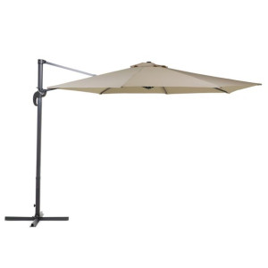 Parasol ogrodowy ø 300 cm beżowy SAVONA