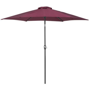 Parasol ogrodowy ø 270 cm burgundowy VARESE