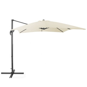 Parasol ogrodowy 250 x 250 cm jasnobeżowy MONZA