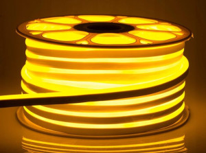 Taśma NEON 8W LED 230V barwa ŻÓŁTA IP68 1mb