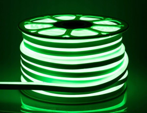 Taśma NEON 8W LED 230V barwa ZIELONA IP68 1mb