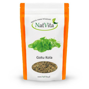Gotu Kola liście pocięte 100g NatVita