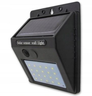 Lampa Solarna 20xLED czujnik zmierzchu