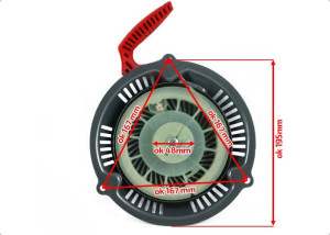 SZARPAK DG173 MOCNY rozrusznik starter kosiarki glebogryzarki