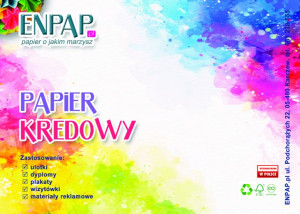 Papier Kredowy A4 300g Błysk Dyplomy Ulotki 50 Ark