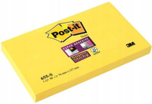 Karteczki samoprzylepne Post-it Żółte 76 x 127 mm