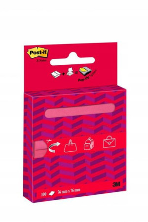 Post-it Z-Notes On The Go,mix,76x76,100k