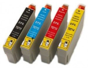 10 Tusz do Epson T0711-4 SX115 SX218 SX415 SX510W