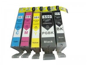 10x Tusz Canon Pgi550 Cli551 Mg5550 Ip7250 Mg5450