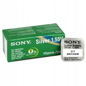 10 X Bateria Srebrowa Mini Sony 317 / Sr 516 Sw