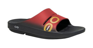 OOFOS Klapki regeneracyjne OOahh Sport Cardinal LTD czerwone