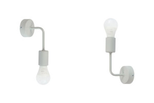 Kinkiet Vanessa Loft 1003/1 Popielaty Moderno