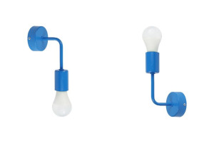 Kinkiet Vanessa Loft 1003/1 Niebieski (gruba Struktura) Moderno