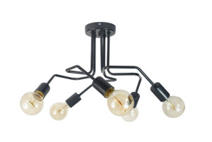 Lampa Sufitowa Vanessa 1004/5 Grafit Moderno