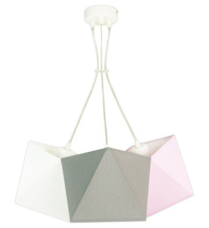 Lampa Diament Zwis Żyrandol Abażury