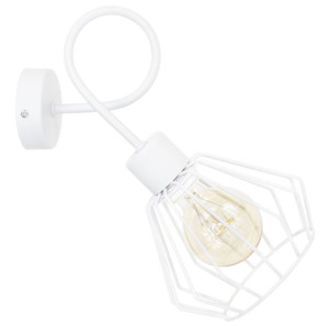 Kinkiet Edison Lampa Brylant Biała