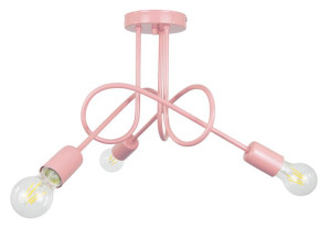 Lampa sufitowa dziecięca MONDO RÓŻ PASTEL