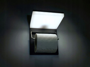 Uchwyt na papier toaletowy LED 230V 5W z USB 5V CW