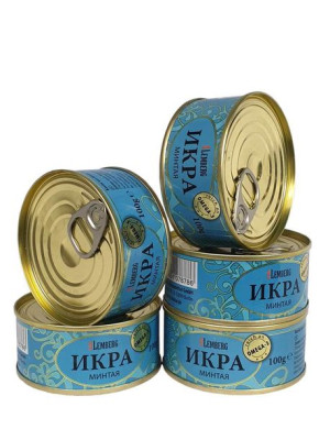 Naturalna Ikra Z Mintaja 5 X100g Najtaniej