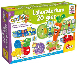 Karotina laboratorium 20 gier - Lisciani