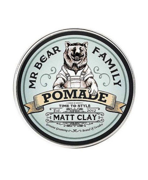 Mr Bear Family Pomade Matt Clay Pomada matowa glinka 3g