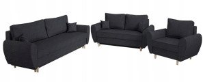 ZESTAW MEBLI LENA 3+2+1 Kanapa Sofa Fotel Bonell