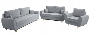 ZESTAW WYPOCZYNKOWY LENA 3+2+1 Kanapa Sofa Fotel