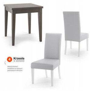 ZESTAW ADEN 79 Stół 103x60 + 4 Krzesła