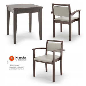 ZESTAW ADEN 50 Stół 103x60 + 4 Krzesła