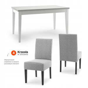 ZESTAW ADEN 40 Stół Rozkładany 140/180 + 4 Krzesła