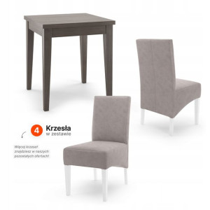 ZESTAW ADEN 39 Stół 103x60 + 4 Krzesła