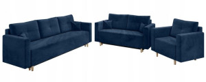 ZESTAW WYPOCZYNKOWY MIA 3+2+1 Kanapa Sofa Fotel