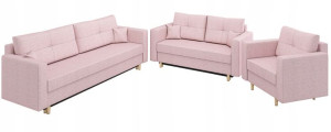ZESTAW WYPOCZYNKOWY LISA 3+2+1 Kanapa Sofa Fotel
