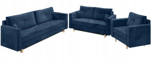 ZESTAW WYPOCZYNKOWY LISA 3+2+1 Kanapa Sofa Fotel