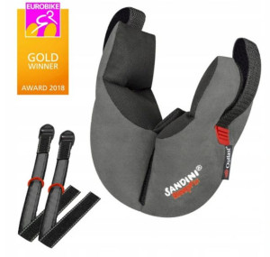 Poduszka SANDINI Sleepfix Kids Bike Outlast Szara 18m+